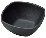 耐熱角深皿 小 黒 9.8×9.8×H4.5cm M11-645　2210470