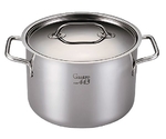 Gastro 443 半寸胴鍋（蓋付）22cm　7685110