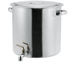 18-8 蛇口付寸胴鍋 目盛付 30cm（20L）　5749601