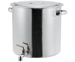 18-8 蛇口付寸胴鍋 目盛付 45cm（71L）　8039401