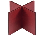木製 組立十字スタンド 赤 200×200×150mm　1026070