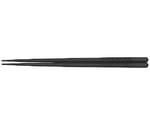 市松柄 六角箸 22.5cm 黒（G-PET製）　1026940