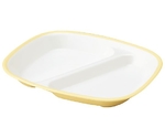 E-エポカルカラー食器 角仕切皿 PNS-21EC クリーム　2216970