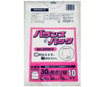 ゴミ袋 30L 10枚入り 半透明 0.013mm バランスパック 高密度ポリエチレン シャカシャカタイプ 破れにくい