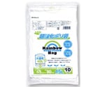 ゴミ袋 45L 80x65cm 10枚入り 厚さ0.016mm 半透明 レインボーバッグ