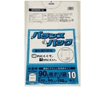 ゴミ袋 90L 10枚入り 半透明 0.02mm バランスパック 高密度ポリエチレン シャカシャカタイプ 破れにくい
