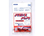 ゴミ袋 45L 80x65cm 50枚入り 厚さ0.015mm 半透明 バランスパック