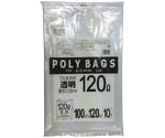 ゴミ袋 120x100cm 厚さ0.05mm 10枚入り 厚手 透明