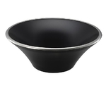 メタル丼フラワー厚口渕磨きタイプ 塗装仕様黒　387728