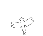 中華細工用抜型 蜻蛉小　080008