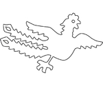 中華細工用抜型 鳳凰小　079002