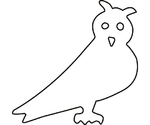 中華細工用抜型 ふくろう　081008