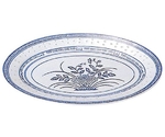 ホタル陶器小判皿 12インチ（龍）　311061-01