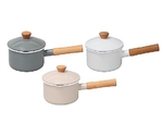 野田琺瑯 クルール ソースパン14cm ホワイト　475230