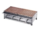 KD 銅たこ焼台 4連セット A（28穴×4枚）　067054A