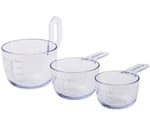 KK スタッキング計量カップ3個セット（60mL・100mL・200mL）　DH8129