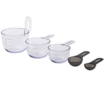 KK スタッキング計量5個セット（小さじ1・大さじ1・60mL・100mL・200mL）　DH8130