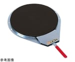 クルクル回転盤（KH/スチールタイプ/ゴムマット付/バンド式ハンドストッパー付）W340×D525×H16mm　KH-310BK