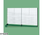 ポール型架台（パンチングパネル付）W1800×D65×H1010mm　KP-M180PW