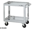 ステンレススーパーワゴン（SUS304/プレート式導電性ゴム車/スチール金具仕様）W600×D400×H600mm　SAP3-6062DC