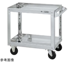 ステンレススーパーワゴン（SUS304/プレート式導電性ゴム車/スチール金具仕様）W900×D600×H600mm　SAP3-9062DC