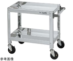 ステンレススーパーワゴン（SUS430/ねじ込み式導電性ゴム車/スチール金具仕様）W600×D400×H600mm　SAS4-6062DC