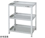 ステンレススペシャルワゴン（SUS430/固定式）W750×D450×H730mm　SN4-7473