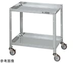 ステンレススペシャルワゴン（SUS304/ナイロンウレタン車/スチール金具仕様）W600×D400×H600mm　SR3-6062NU