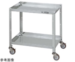 ステンレススペシャルワゴン（SUS304/ナイロンウレタン車/ステンレス金具仕様）W600×D400×H600mm　SR3-6062SNU