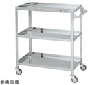 ステンレススペシャルワゴン（SUS304/ナイロンウレタン車/スチール金具仕様）W750×D550×H880mm　SR3-7583TNU