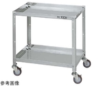 ステンレススペシャルワゴン（SUS430/ナイロンウレタン車/スチール金具仕様）W600×D450×H600mm　SR4-6462NU