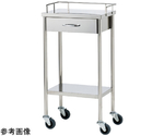 回診車カート 2段 間口450mm 高さ825mm φ75　SKE2110A