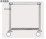 オールマイティカート サイドハンドルタイプ（ASC11Sシリーズ）棚2段 1220×613×917mm　ASC11S-L1220B