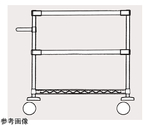 オールマイティカート サイドハンドルタイプ（ASC21Sシリーズ）棚3段 767×459×917mm　ASC21S-M760B
