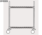 オールマイティカート トップハンドルタイプ（ASC02Tシリーズ）棚2段 607×610×973mm　ASC02T-L610SB