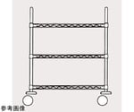 オールマイティカート トップハンドルタイプ（ASC03Tシリーズ）棚3段 607×456×973mm　ASC03T-M610SB