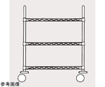 オールマイティカート トップハンドルタイプ（ASC03Tシリーズ）棚3段 607×610×973mm　ASC03T-L610SB