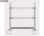 オールマイティカート トップハンドルタイプ（ASC21Tシリーズ）棚3段 610×459×973mm　ASC21T-M610SB