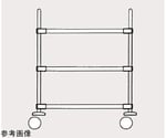 オールマイティカート トップハンドルタイプ（ASC30Tシリーズ）棚3段 610×459×973mm　ASC30T-M610SB