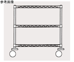 オールマイティカート 標準タイプ（ASC03シリーズ）棚3段 764×610×815mm　ASC03-L760SB