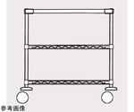 オールマイティカート 標準タイプ（ASC12シリーズ）棚3段 767×613×917mm　ASC12-L760B