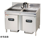 ガスフライヤー（エクセレントシリーズ）二槽式豆腐用 24.4kW　MXF-118TFC-LPG
