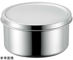 18-8 丸型調味料入れ（つまみ無）12cm　