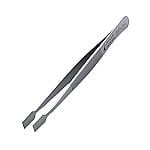7-160-27 フラットピンセット（表面洗浄済） 120mm No.34A 【AXEL