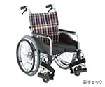 取扱を終了した商品です］7-2195-02 自動ブレーキ装置付車いす（アルミ