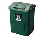 SPハンドル付ダストボックス グリーン 70L　672712