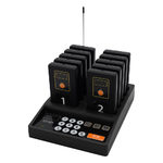 呼び出しシステム ゲストレシーバー ZERO 送信操作機/充電機1台・受信機10台セット　GRZst-110
