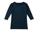 7分袖インナーTシャツ (男女兼用) ブラック SS　WH90029-019