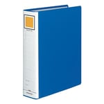 7-5168-01 チューブファイル<エコ>青A4縦背幅35mm ﾌ-E620B 【AXEL