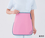 放射線防護用生殖腺防護具（ワイドマジックベルト式スカート）　ピンク　M　SLSM-25